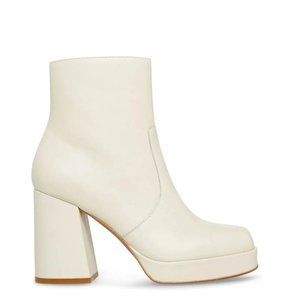 EUC Enzo Bone Leather Steve Madden Booties Size 9